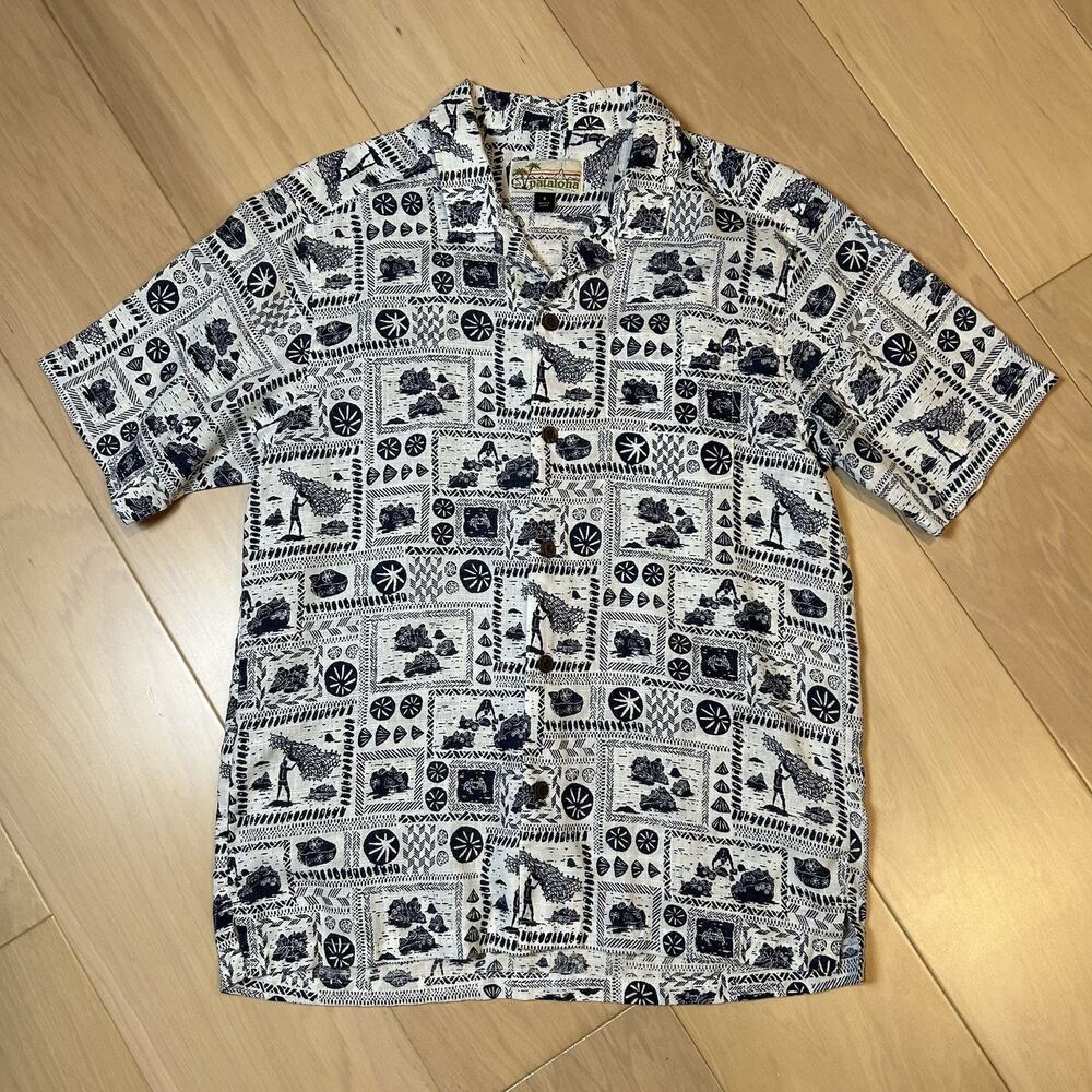 Patagonia Pataloha Limited Edition Opihi Man Camp Shirt Men's Small